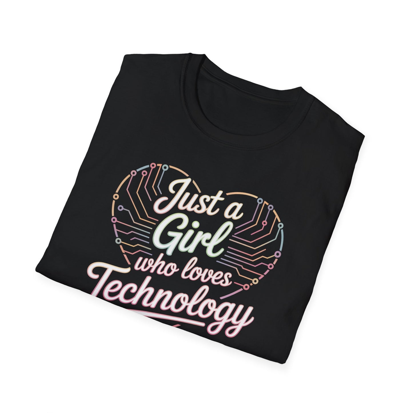 Girl Loves Technology T-shirt