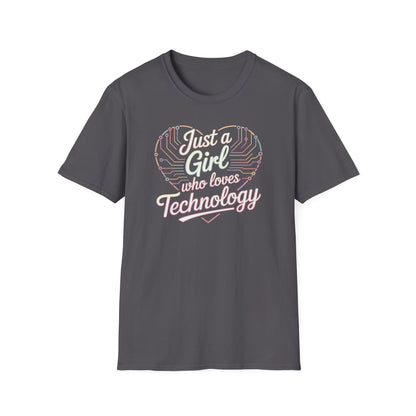 Girl Loves Technology T-shirt