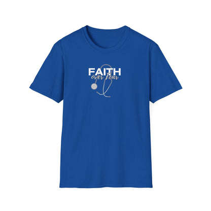 Stethoscope Faith over Fear T-Shirt