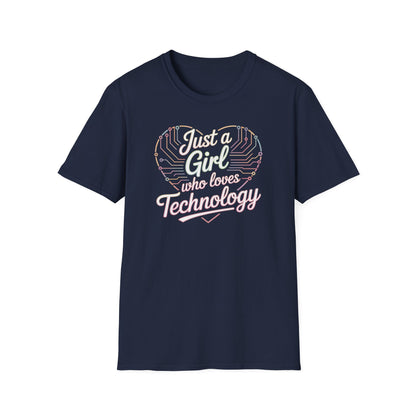 Girl Loves Technology T-shirt