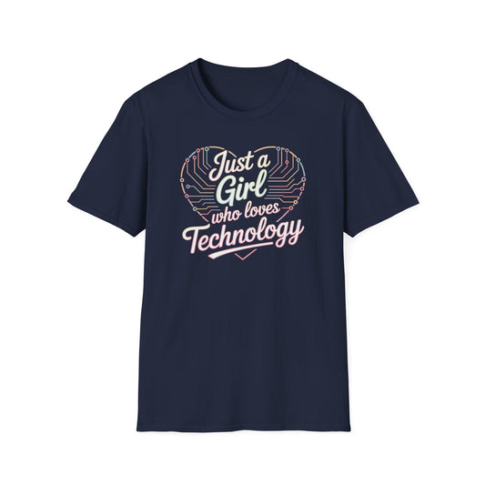 Girl Loves Technology T-shirt