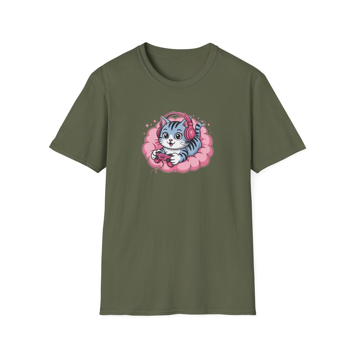 Gamer Cat T-shirt