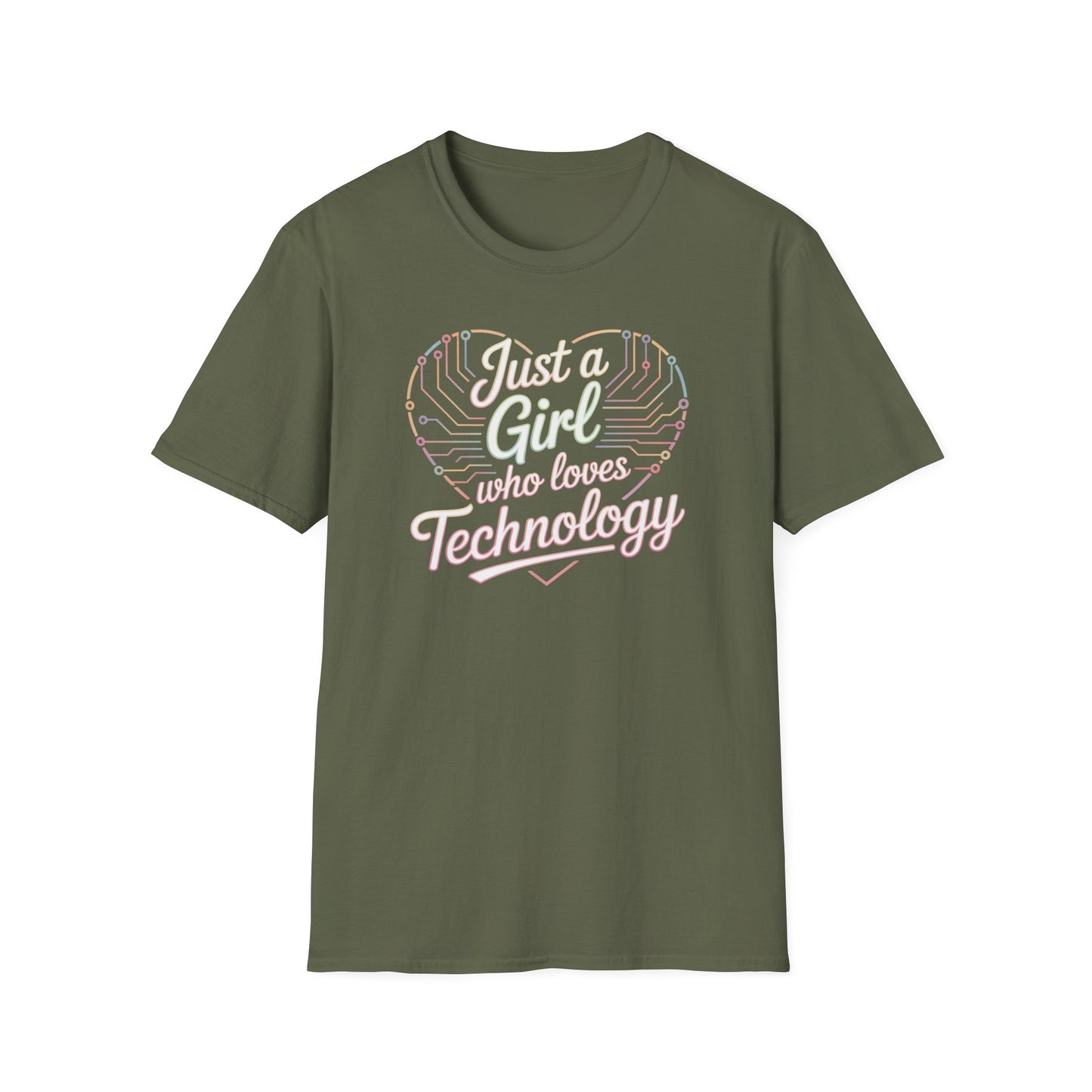 Girl Loves Technology T-shirt