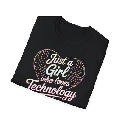 Girl Loves Technology T-shirt