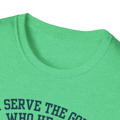 I serve the God who heals t-shirt