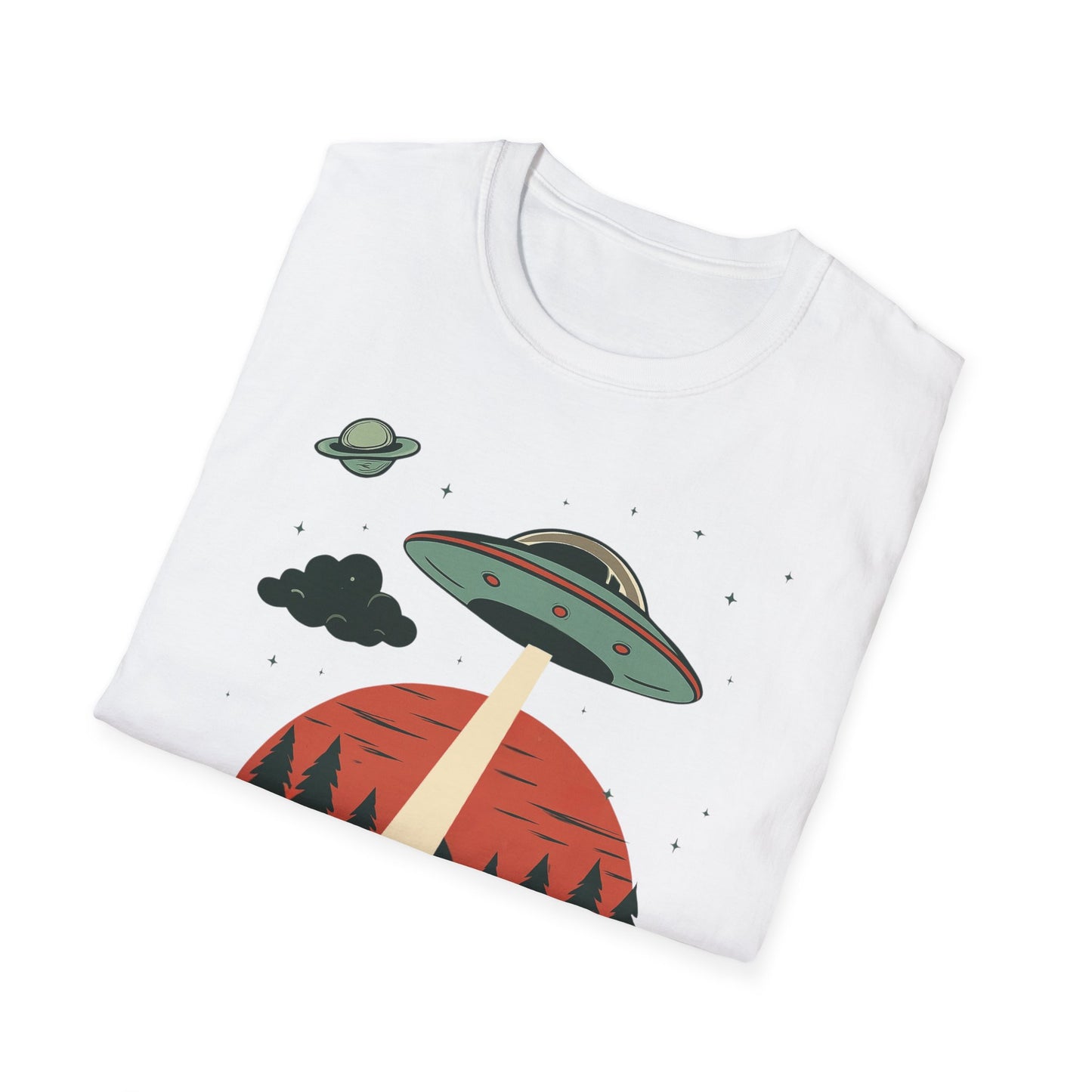 Alien Abduction Santa T-Shirt