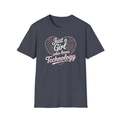 Girl Loves Technology T-shirt