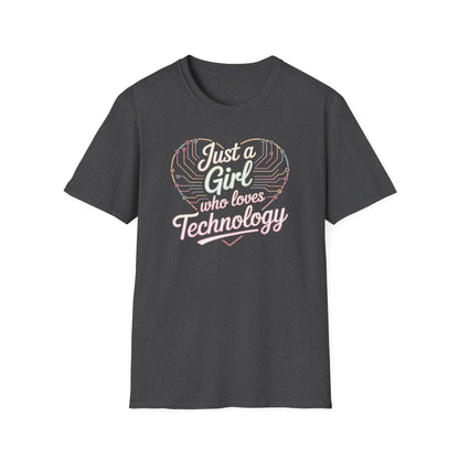 Girl Loves Technology T-shirt