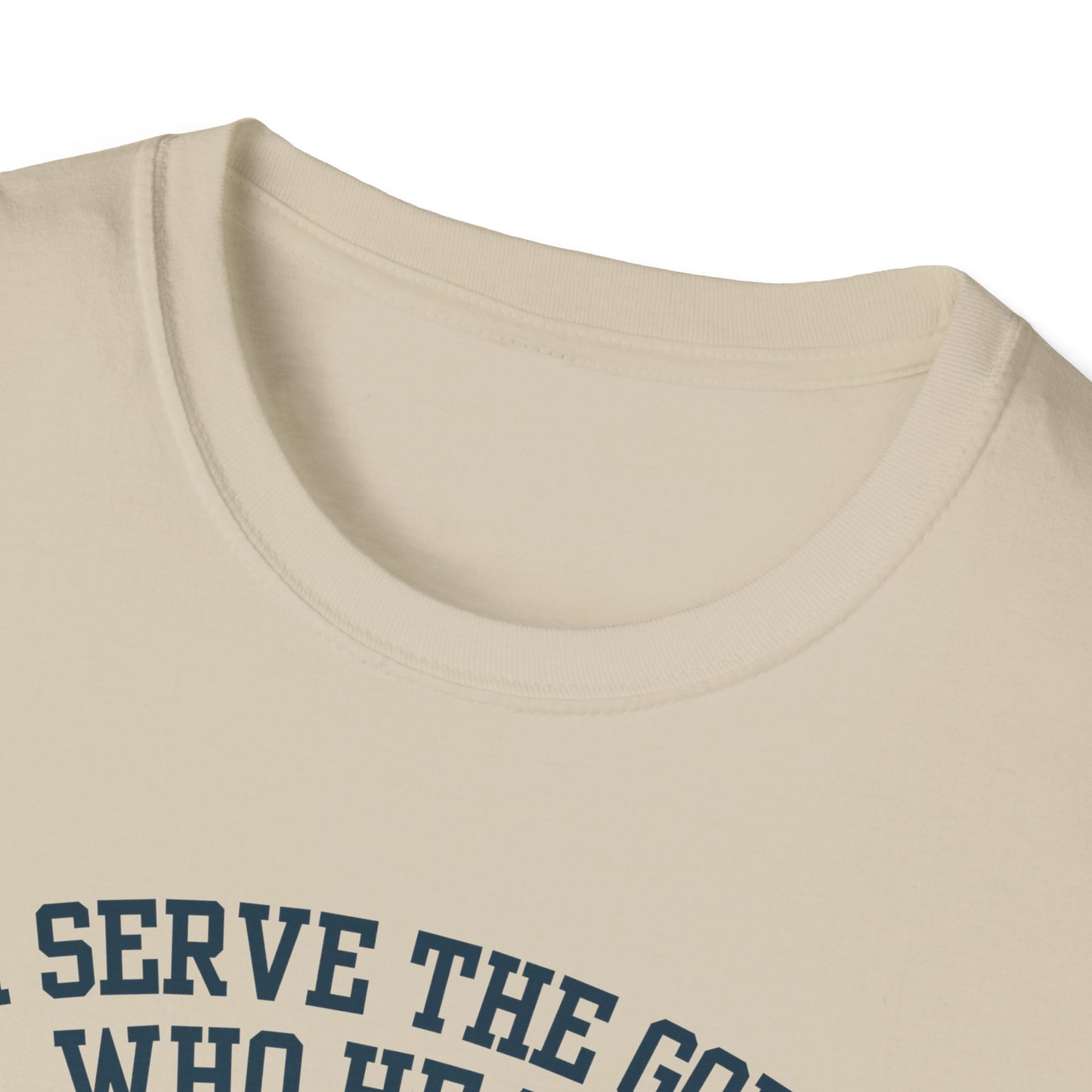 I serve the God who heals t-shirt